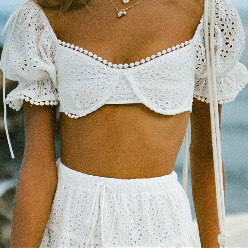 Sabo Skirt Argentina White Top